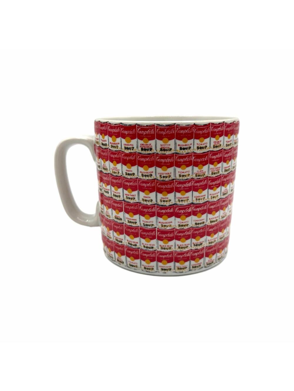 Vintage Block Art Andy Warhol “100 Cans” Soup Can Coffee Mug
